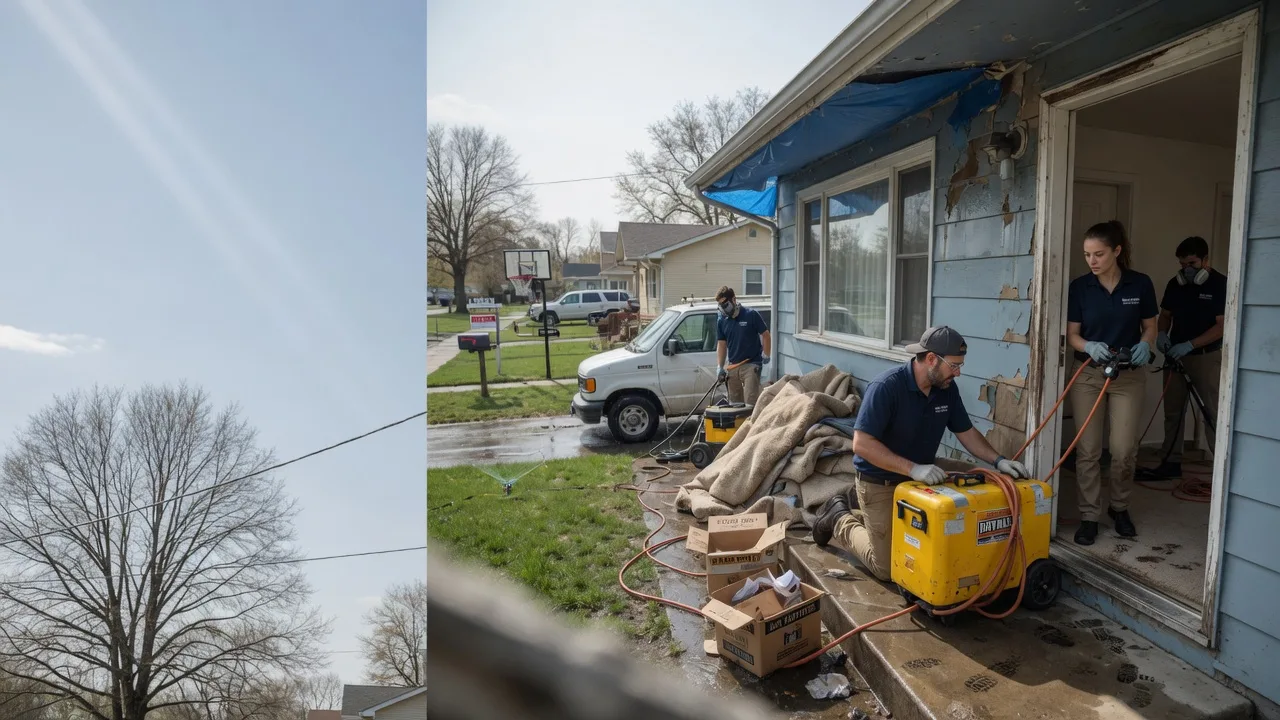 Basement Flood Cleanup in Fenton, MO near me